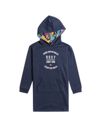 The Roxy Girls Girls Back In Town Hoodie in Indigo