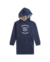 The Roxy Girls Girls Back In Town Hoodie in Indigo