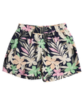 The Roxy Girls Girls Blue Ocean Floor Shorts in Naval Academy & Ilacabo