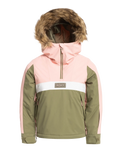 The Roxy Girls Girls Shelter Technical Jacket in Deep Lichen Green