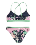 The Roxy Girls Girls Ilacabo Active Bikini Set in Naval Academy & Ilacabo