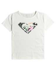 The Roxy Girls Girls Day & Night T-Shirt in Snow White