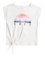 The Roxy Girls Girls Pura Playa T-Shirt in Snow White