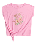 The Roxy Girls Girls Pura Playa T-Shirt in Prism Pink