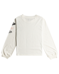 The Roxy Girls Girls Let Somebody Go Long Sleeve T-Shirt in Egret