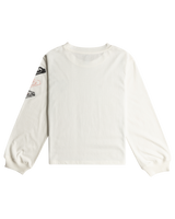 The Roxy Girls Girls Let Somebody Go Long Sleeve T-Shirt in Egret