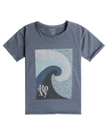 The Roxy Girls Girls Sapphire Moonlight T-Shirt in Wild Wind Blue