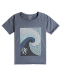 The Roxy Girls Girls Sapphire Moonlight T-Shirt in Wild Wind Blue