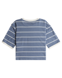 The Roxy Girls Girls That Summer Night T-Shirt in Wild Wind Naval Stripe