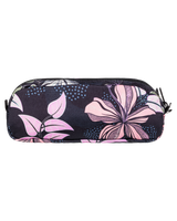 The Roxy Da Rock Print Pencil Case in Anthracite