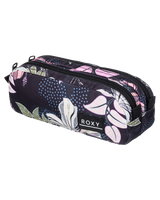 The Roxy Da Rock Print Pencil Case in Anthracite