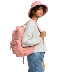 The Roxy Cozy Nature Backpack in Sachet Pink