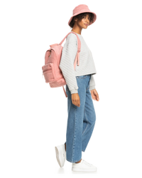 The Roxy Cozy Nature Backpack in Sachet Pink