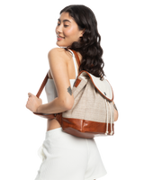 The Roxy Lonely Sea Backpack in Natural