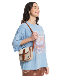 The Roxy Womens Lonely Sea Crossbody Bag in Natural