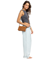 The Roxy Womens Singing Waves Crossbody Bag in Camel