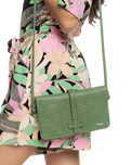 The Roxy Womens Singing Waves Crossbody Bag in Agave Green