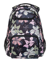 The Roxy Shadow Swell Printed Backpack in Anthracite