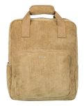 The Roxy Feeling Good Corduroy Backpack in Oil Green