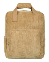 The Roxy Feeling Good Corduroy Backpack in Oil Green