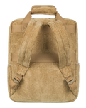 The Roxy Feeling Good Corduroy Backpack in Oil Green