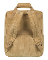 The Roxy Feeling Good Corduroy Backpack in Oil Green