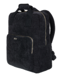 The Roxy Feeling Good Corduroy Backpack in Anthracite