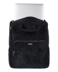 The Roxy Feeling Good Corduroy Backpack in Anthracite