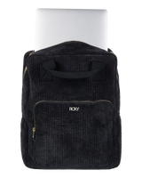 The Roxy Feeling Good Corduroy Backpack in Anthracite