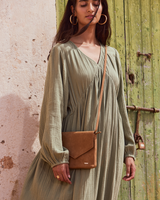 The Roxy Womens As You Can Cross Body Bag in Camel