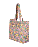 The Roxy Anti Bad Vibes Beach Bag in Rootbeer