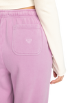 The Roxy Womens Oasis Haze Joggers in Mauve Orchid