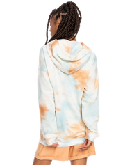 The Roxy Womens Ocean Goer Hoodie in Snow White On Mars