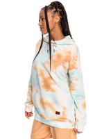 The Roxy Womens Ocean Goer Hoodie in Snow White On Mars