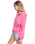 The Roxy Womens Time Will Tell Hoodie in Pink Guava