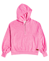 The Roxy Womens Time Will Tell Hoodie in Pink Guava