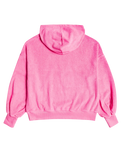 The Roxy Womens Time Will Tell Hoodie in Pink Guava