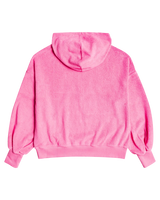 The Roxy Womens Time Will Tell Hoodie in Pink Guava