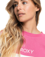 The Roxy Womens Keep On Moving Sweatshirt in Snow White