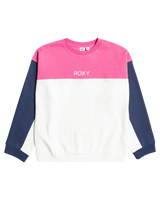 The Roxy Womens Keep On Moving Sweatshirt in Snow White