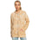 The Roxy Womens Fools Gold Zip Hoodie in Beige Crystal Wash