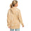 The Roxy Womens Fools Gold Zip Hoodie in Beige Crystal Wash