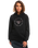 The Roxy Womens Surf Stocked Brushed Hoodie in Anthracite