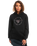 The Roxy Womens Surf Stocked Brushed Hoodie in Anthracite