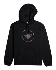 The Roxy Womens Surf Stocked Brushed Hoodie in Anthracite