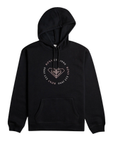 The Roxy Womens Surf Stocked Brushed Hoodie in Anthracite