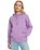 The Roxy Womens Surf Stocked Brushed Hoodie in Regal Orchid