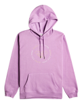 The Roxy Womens Surf Stocked Brushed Hoodie in Regal Orchid