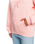 The Roxy Womens Surf Stoked Brushed Hoodie in Blossom