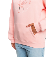 The Roxy Womens Surf Stoked Brushed Hoodie in Blossom